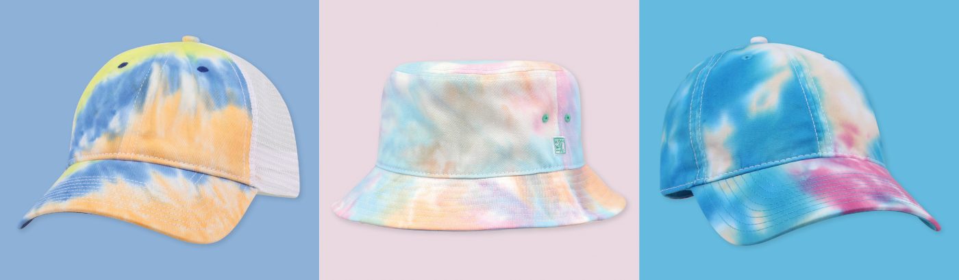 tie-dye hats